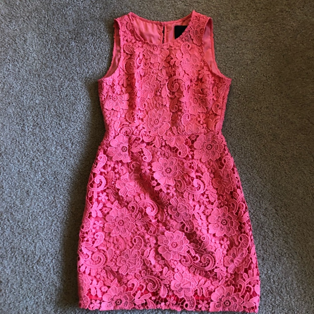 J.Crew Pink Lace Dress